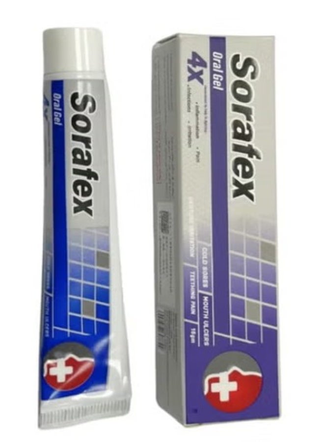 Sorafex Oral Gel 15g | Fast-Acting Relief for Mouth Ulcers, Sores & Oral Pain - Image 3