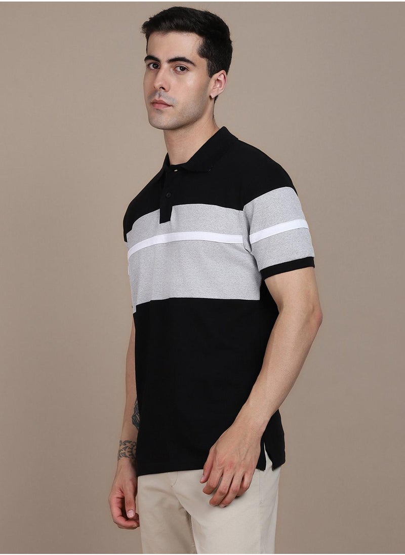 Black T-Shirt for Men, Sleek and Versatile - pzsku/Z8D1E6A966503E714011BZ/45/_/1732792758/eeff4dc2-3e3d-4a33-84cf-626028aa25ad