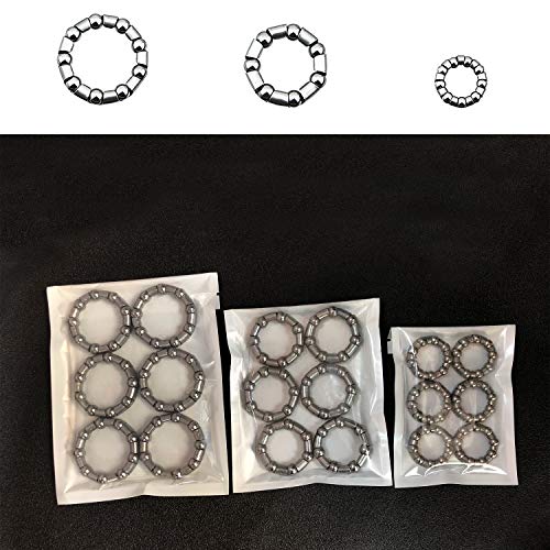 YouU 6 Pcs Crank Bearing 1/4" Ball Size x 9 Balls for Bicycle Crank Bike Crank Bikes Beach Cruiser limos Stretch Bicycles - Image 3