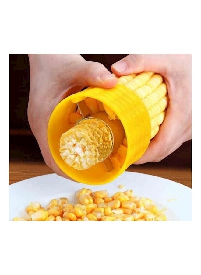 NIBEMINENT Corn Kerneler Peeler Tool Yellow  - Image 1