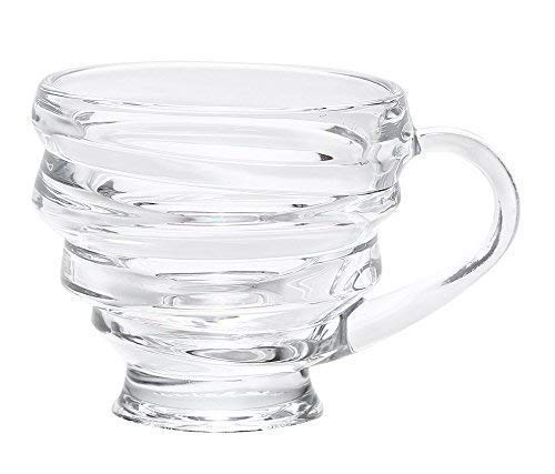 Varahry Spiral Glass Honey Tea and Coffee Cup Set Crystal Clear ice Tea Cup 190ml Set 10 - Image 4