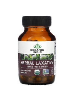 Organic India Organic India, Herbal Laxative, Senna Free Formula, 60 Veg Caps  - Image 1