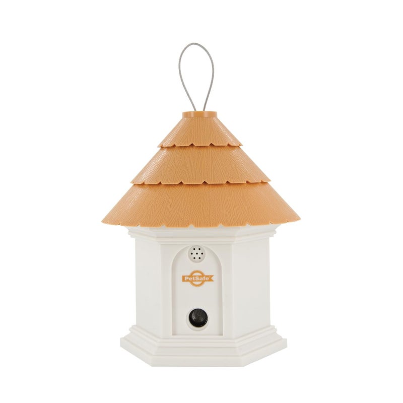 PetSafe Deluxe Outdoor Ultrasonic Bark Control - Elite No Barking Deterrent for All Dog Sizes - Up to 1/4 Acre (50 ft) Coverage - Weatherproof - Timer for Scheduled Activation - Bird House Design - Image 1