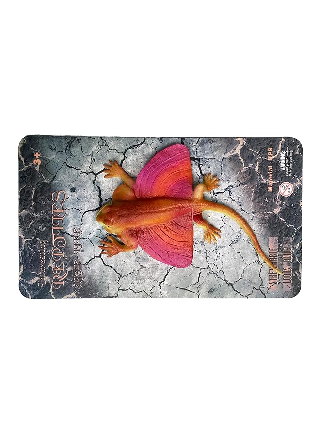 macmerise Galaxy Realistic Draco Flying Lizard Toy Figure With Gliding Patagia - Image 1