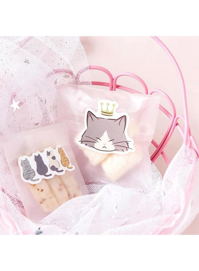 Obujopal 45pcs Cute Cat Scrapbook Stickers for Water Bottle, Bullet Journal, DIY Decoration, Planners, Suitcase, Diary, Notebooks, Album, Laptop, Phone Cases, and Art Crafts - Image 4