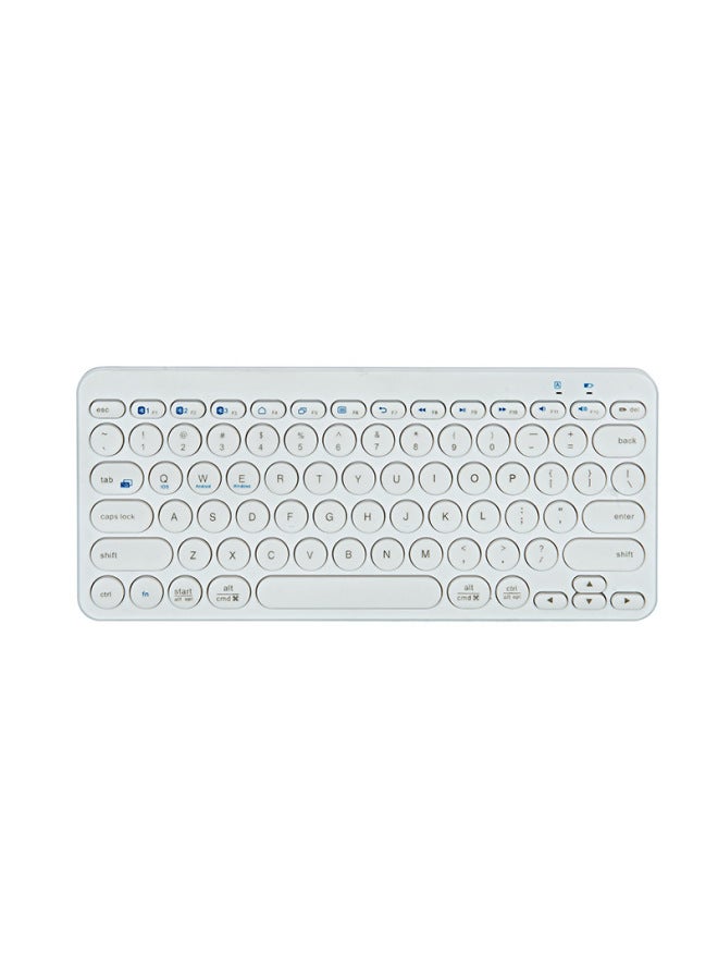 Foreign Trade New Wireless Bluetooth Keyboard Mouse Suit Round Punk Keycap Customized Bluetooth Dual-mode Keyboard