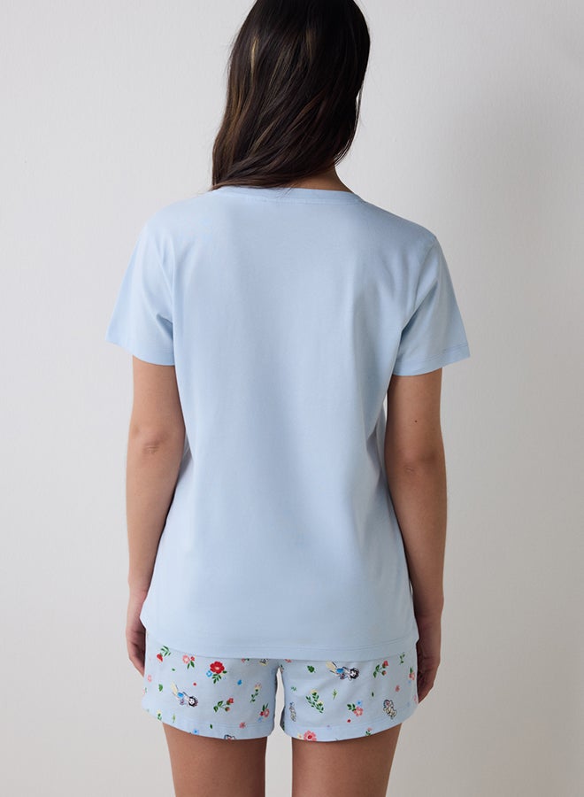 Penti Floral Shorts Pajama Set - Image 4