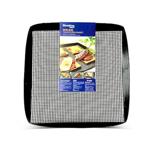 BLUE DROP Bluedrop Toaster Baskets, Black, Rectangular, 30X35CM, PTFE Coated Fiberglass, Non Stick, Modern, Kitchen, BASKET, Baking Basket - Image 1