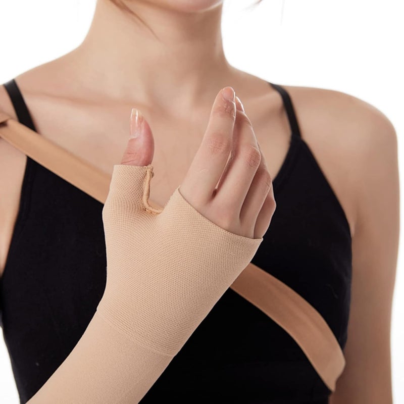 klarako Lymphedema Compression Arm Sleeve, Compression Arm Sleeve After Support Arm Sleeve for Swelling Support Compression Arm Sleeve(S02) S02 - Image 4