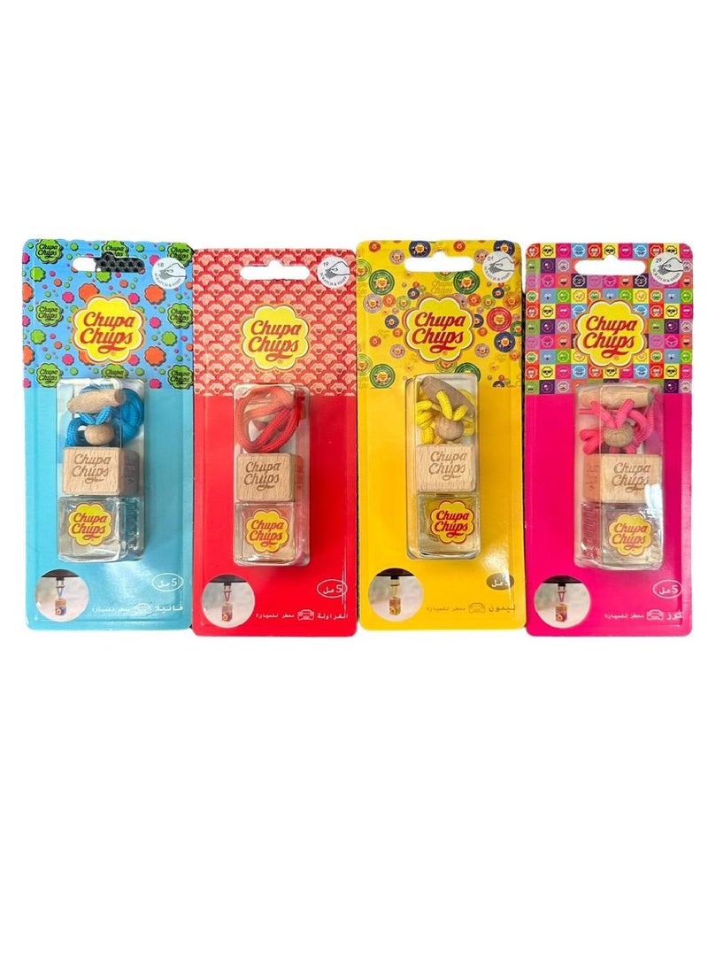 Chupa Chups 5ML Hanging Bottle Air Freshener Vanilla  1pc  - Image 3