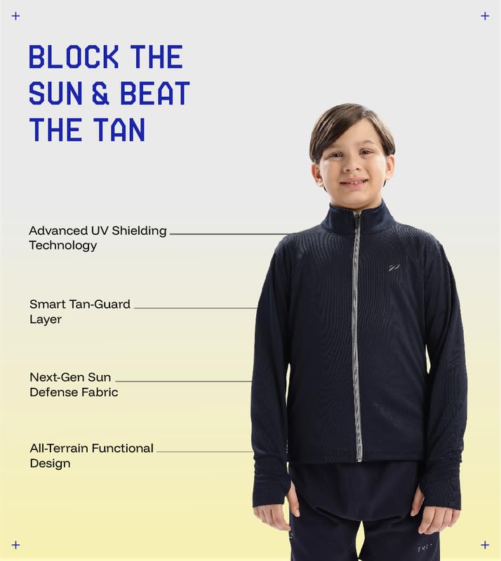 BLUE TYGA Kids UPF 50+ Sunscreen Jacket – Cool, Comfy & Sun-Safe Protection for Every Adventure - Image 3