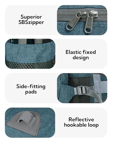 WATERFLY Fanny Pack Waist Bag: Fannie Pack 2 Water Bottle Holders Lumbar Belt Hiking Walking Running Jogging Camping Large Woman Man (Bottle Not Included) - Image 4