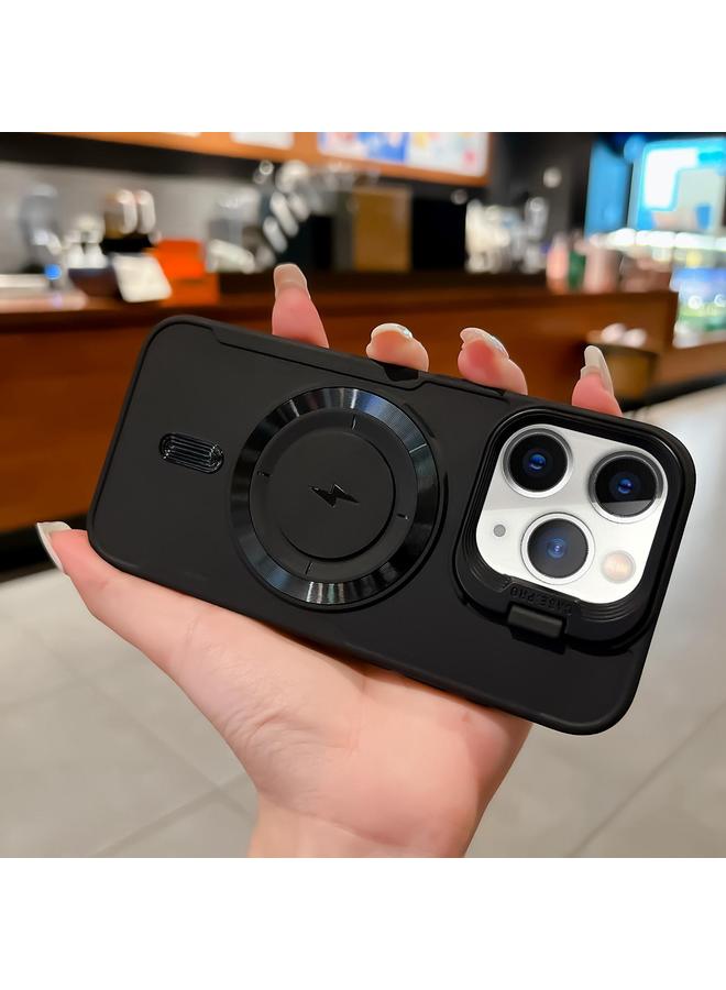 S-TOP Case For iPhone 11 Pro Max Lens Frame Holder Blade MagSafe Phone Case - Image 1