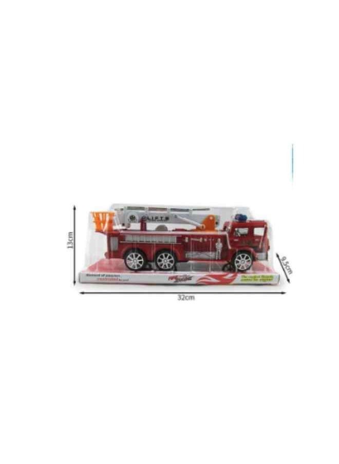 Generic - Children Toys Big Fire Truck Model Ladder Inertia Car - Image 1