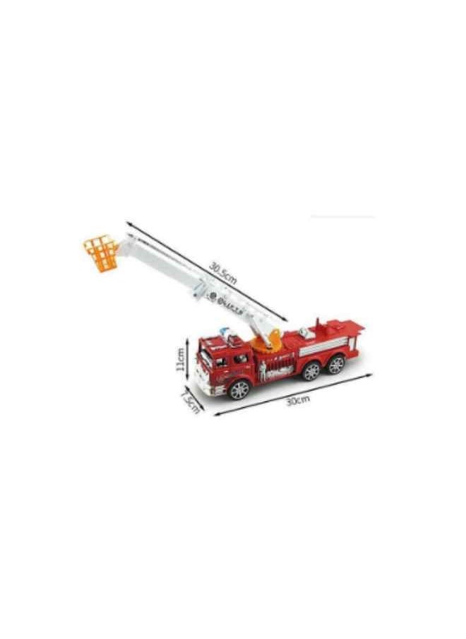 Generic - Children Toys Big Fire Truck Model Ladder Inertia Car - Image 1