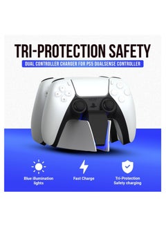 Honcam PS5 Charging Station USB Type C PS5 Charger Stand with LED Indicator  - Image 2