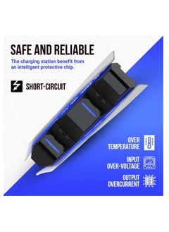 Honcam PS5 Charging Station USB Type C PS5 Charger Stand with LED Indicator  - Image 4