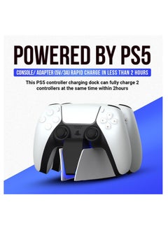 Honcam PS5 Charging Station USB Type C PS5 Charger Stand with LED Indicator  - Image 5