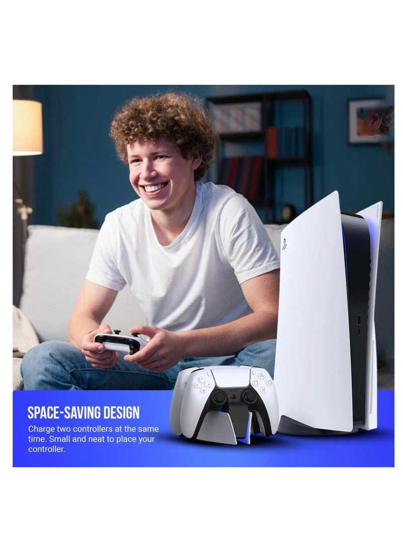 Honcam - PS5 Charging Station USB Type C PS5 Charger Stand with LED Indicator - Image 1