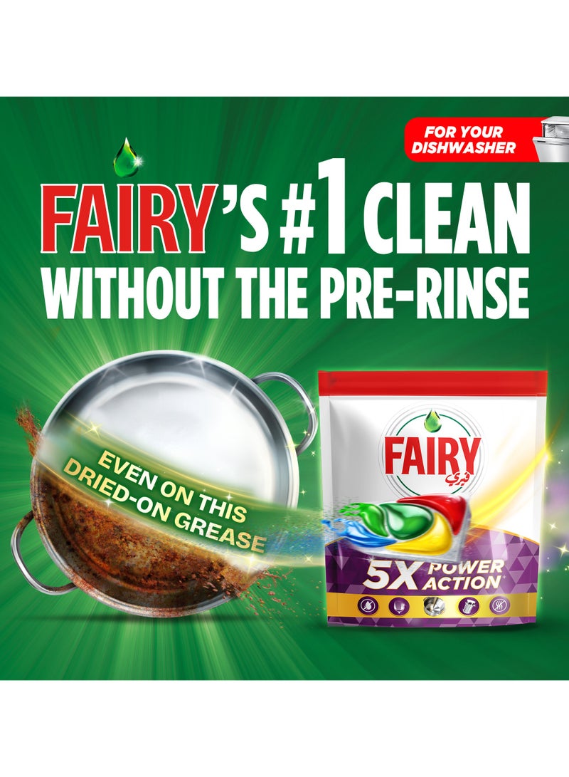 Fairy Lemon Scent Power Action Dishwasher Detergent 70 Tabs - Image 2