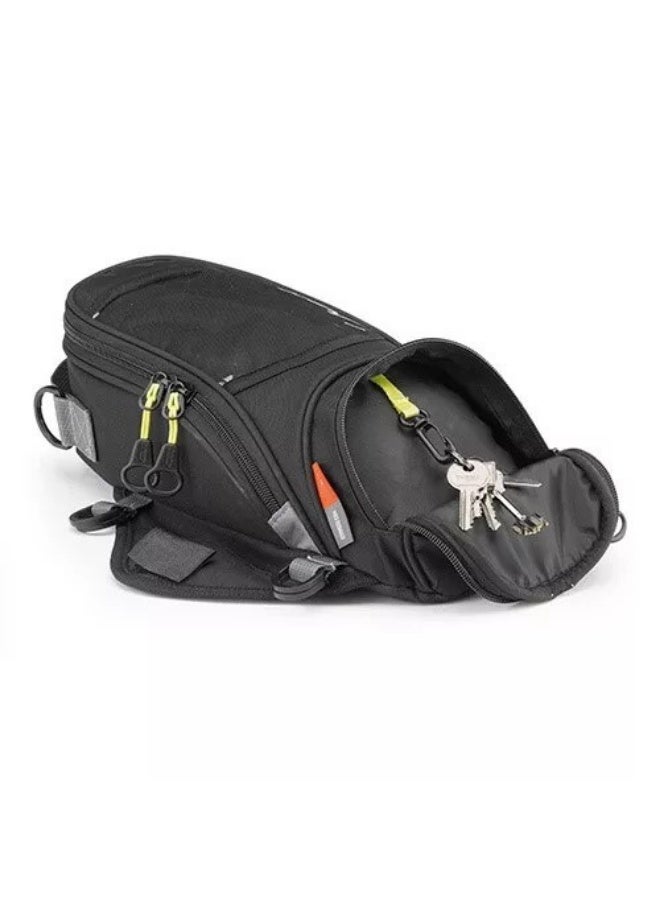 Motorcycle Magnetic Tank Bag Waterproof Fuel Tank Storage Bag with Strong Magnets, Phone Holder, Expandable Capacity, Touchscreen Navigation Pocket for Motorbike Touring & Daily Riding - Image 2