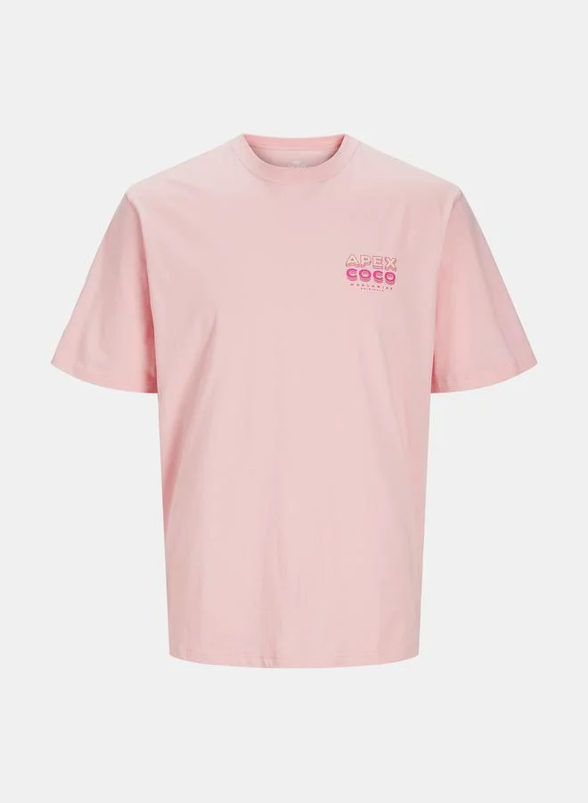 جاك اند جونز Punch Graphic Crew Neck T-Shirt