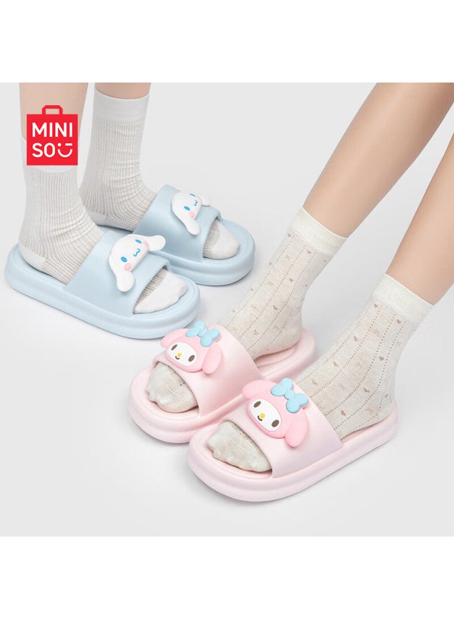 Miniso Women's Slippers, Home Indoor Shoes With Squishy Feel, New Cute All-season Slippers, Melody Pink, Size 40-41 - Image 5
