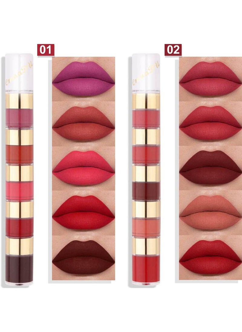 CmaaDu - Lipstick Set Liquid Matte 20 Colors Lip Stick For Dark Skin Women - Image 1