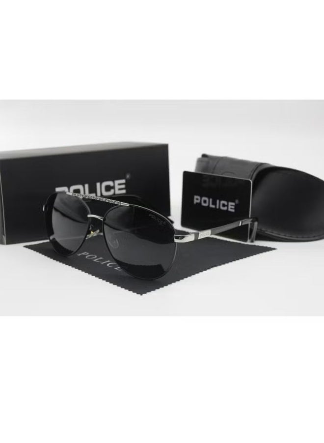 POLICE Stylish Cycling Sunglasses with Trendy UV Protection, Polarized Lenses for Clear Vision, Lightweight & Comfortable for All-Day Wear, Perfect for Men & Women - Image 1