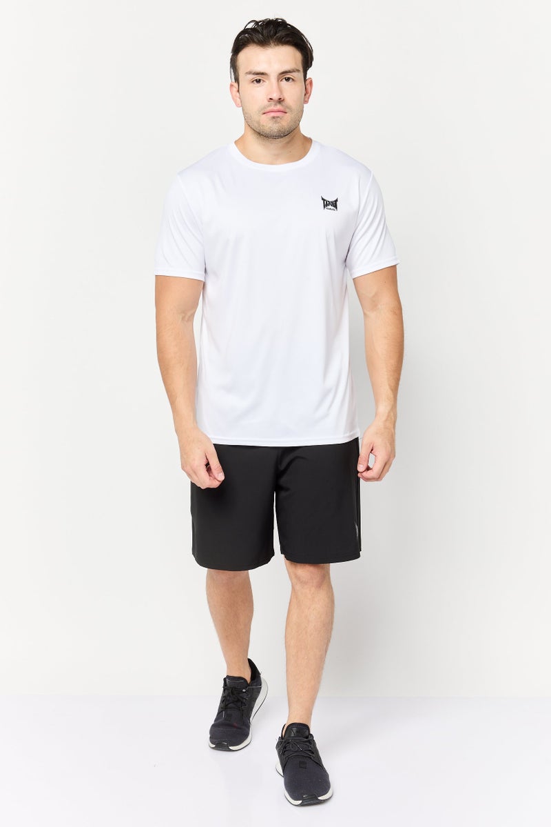 RBX Men Sportswear Fit Short Sleeve Training T Shirt, White  - Image 2