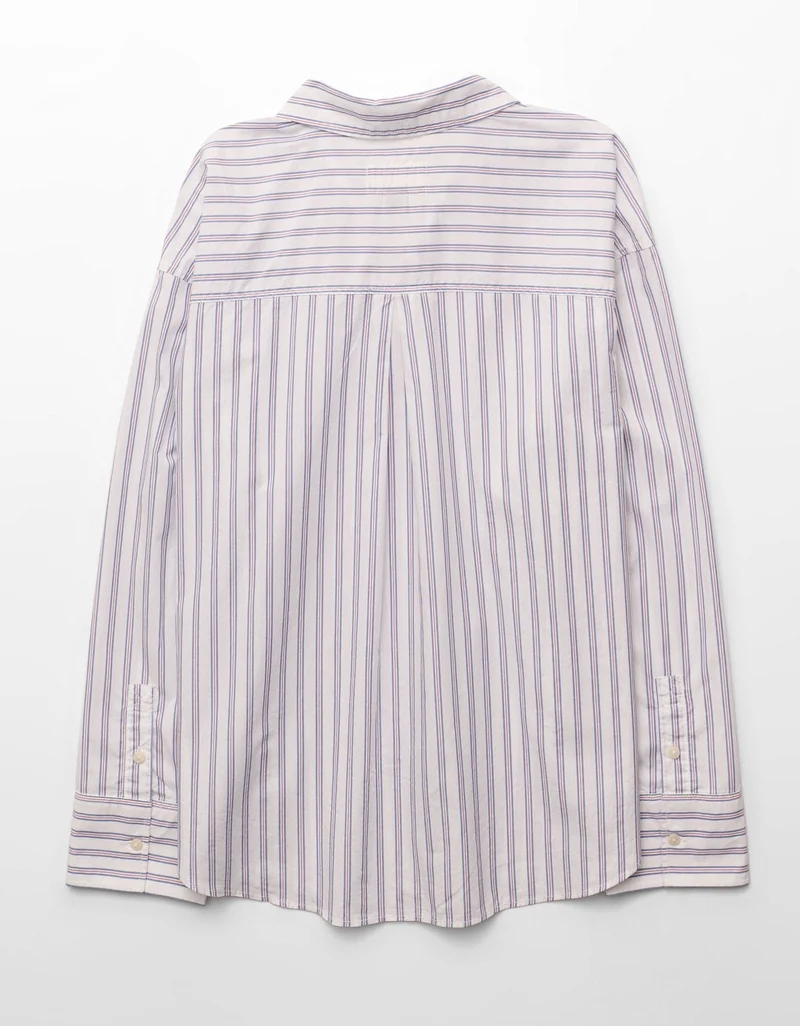 American Eagle  AE Poplin Button-Up Shirt for Women | Best Price UAE
