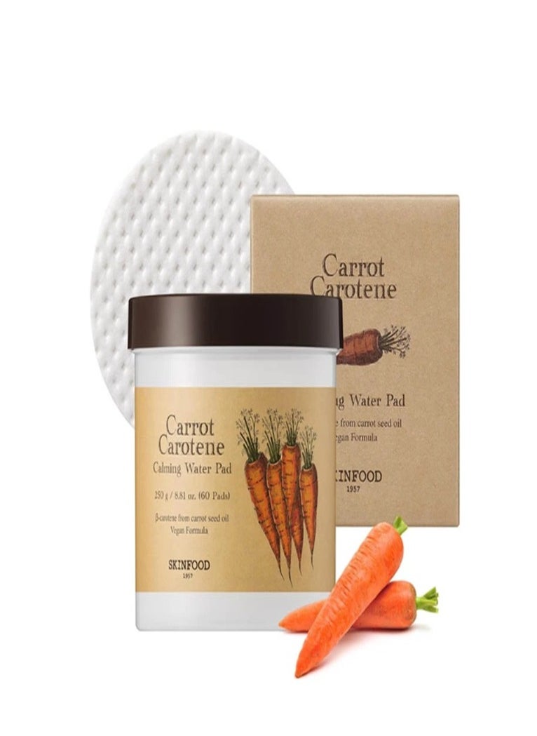 Skinfood - Skinfood Carrot Carotene Calming Water Pad (60pads / 250g) - Image 1