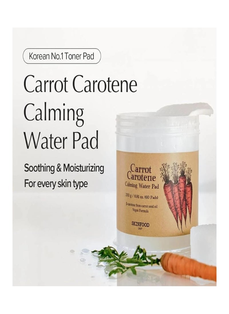 Skinfood - Skinfood Carrot Carotene Calming Water Pad (60pads / 250g) - Image 1