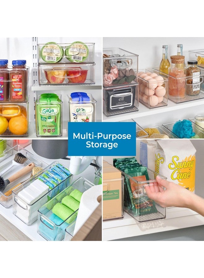 InterDesign Idesign Linus Bpa-Free Plastic Stackable Organizer Storage Bin With Handles For Kitchen, Pantry, Bathroom, Small,10” X 4” X 5” - Image 3