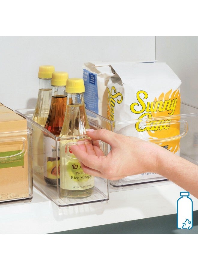 InterDesign Idesign Linus Bpa-Free Plastic Stackable Organizer Storage Bin With Handles For Kitchen, Pantry, Bathroom, Small,10” X 4” X 5” - Image 4