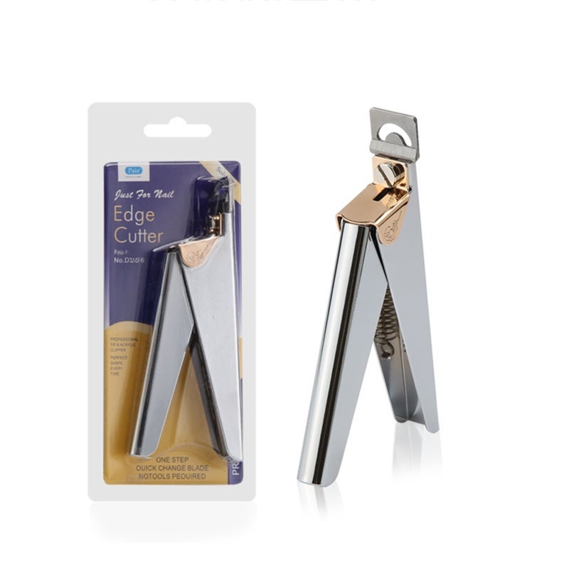 Nail Edge Clipper: Stainless Steel, Well-made, Reliable Quality - Easy To Use Nail Cutter for Acrylic Nail Care, Professional Nail Art - Image 1