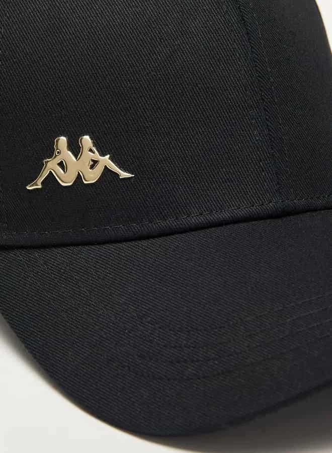 كابا Kappa Logo Detail Cap with Buckled Strap Closure