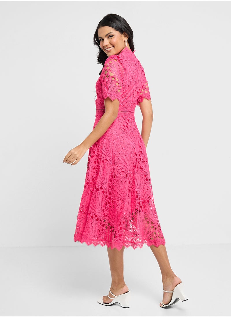 ELLA Lace A-Line Dress  - Image 2