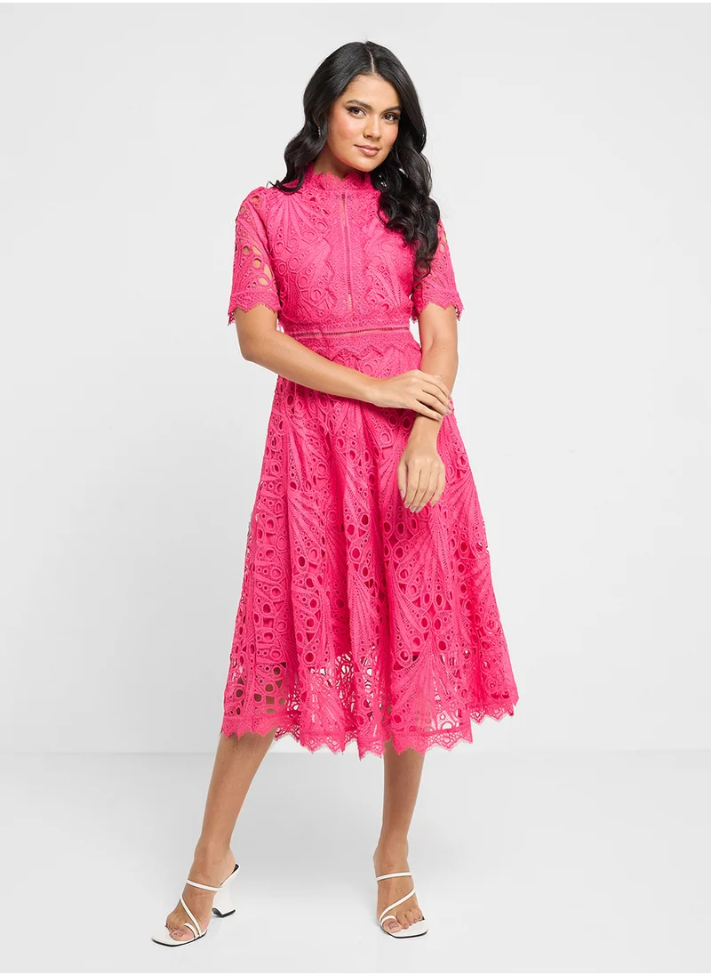 ELLA Lace A-Line Dress