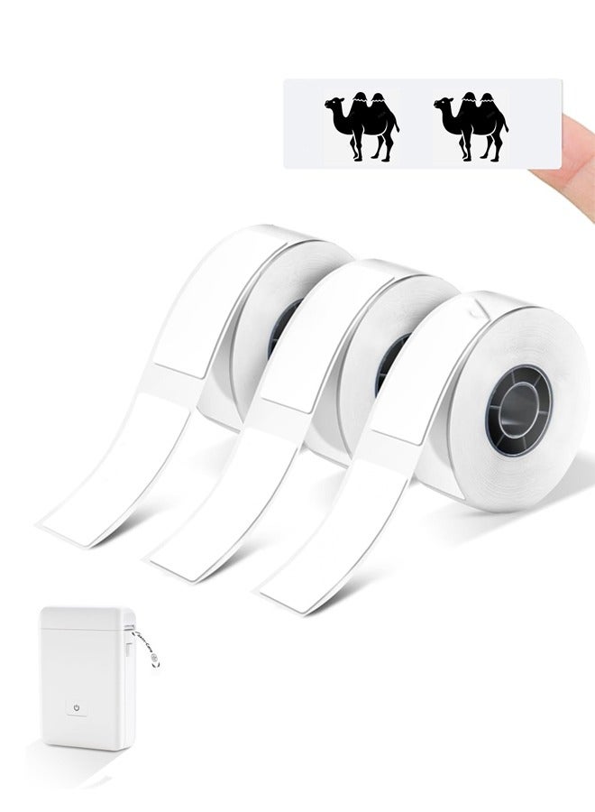 Generic 600 Sheets Of Label Tape Multi-Purpose Thermal Label, Waterproof Label Paper, Square, Bluetooth Printer, Self-Adhesive Thermal Paper, For Business, Home, School, Company, Compatible With All Printers 15 X 30mm  - Image 1