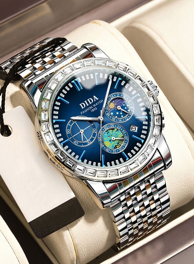 DIDA Men's Alloy Waterproof Fashion Wrist Watch B8632 -43mm - Image 3