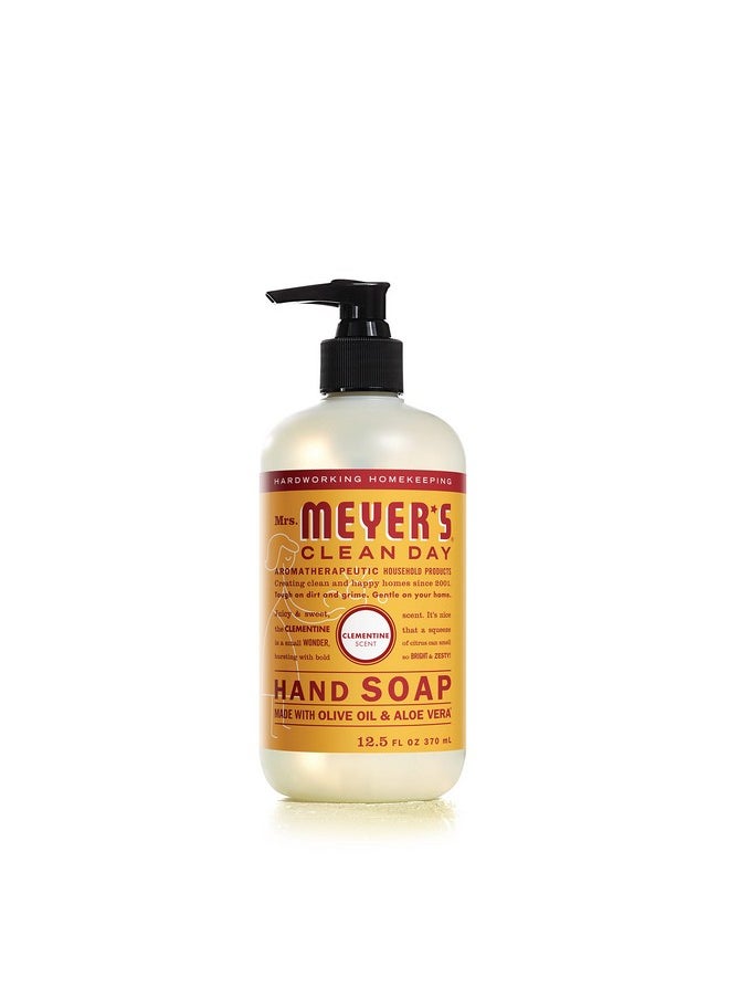 Mrs. Meyer's Clean Day Mrs. Meyer's Hand Soap, Made with Essential Oils, Biodegradable Formula, Clementine, 12.5 fl. oz  - Image 1