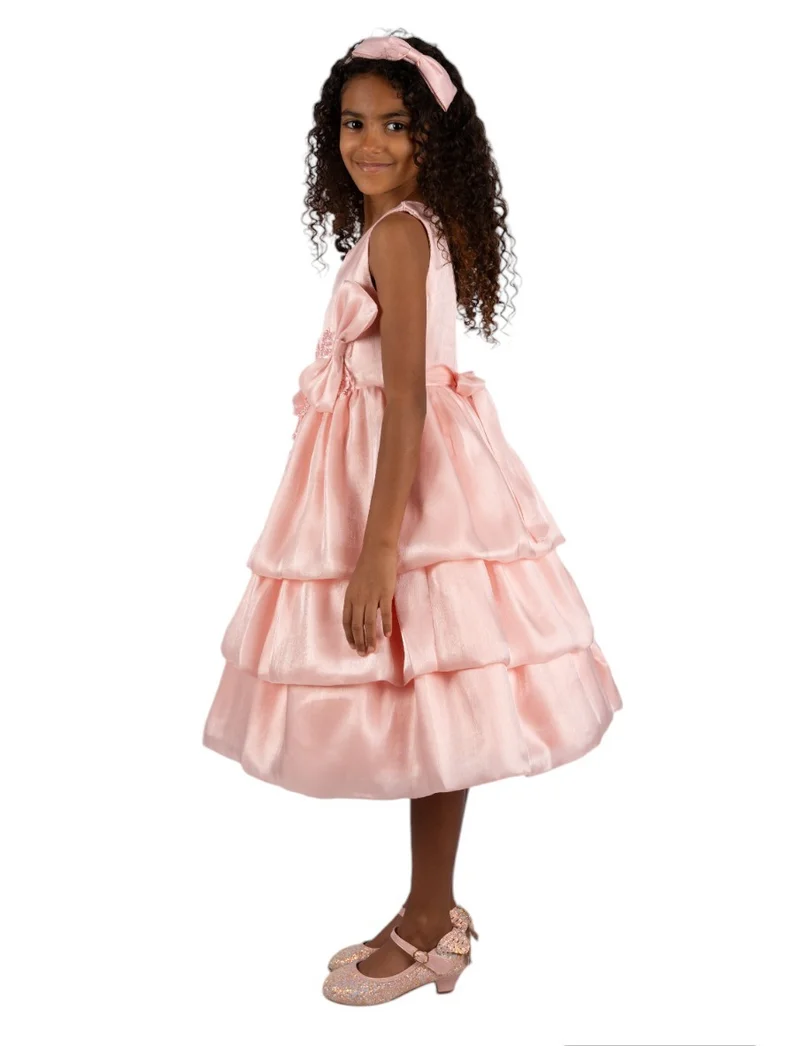 D'Daniela Layered Taffeta Dress