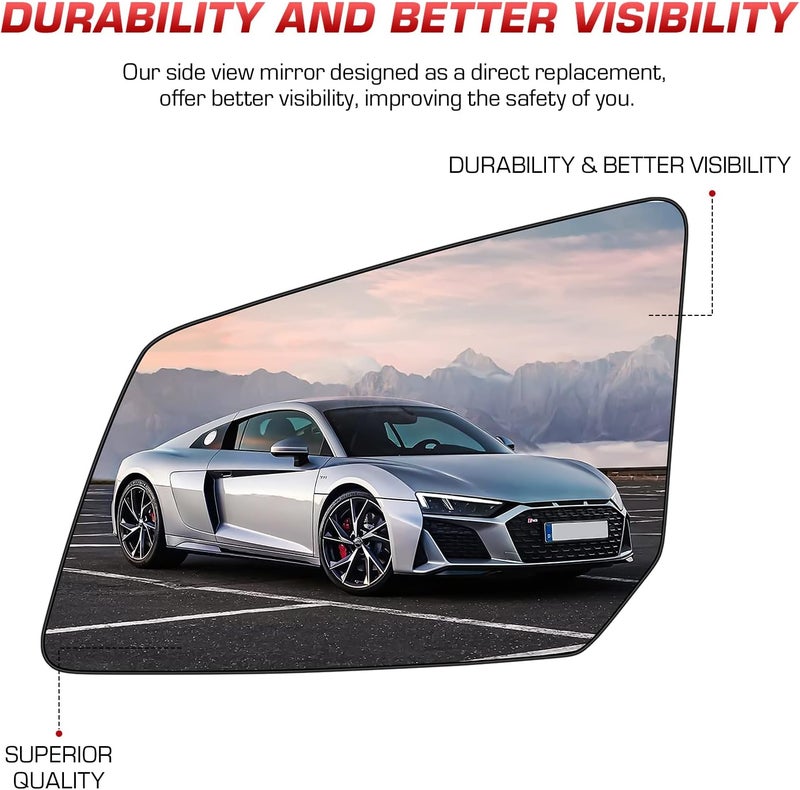 ISEYEC Left Driver Side Heated Mirror Glass - Image 2