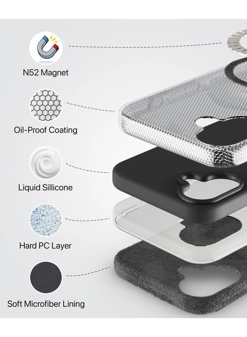 ELTRAZONE Apple iPhone 17 5G 2025 Soft Liquid Silicone Case Cover (Model MCRPSN) in Classic Black – Slim, Shock-Absorbent Protective Phone Case with Smooth Matte Finish, Precise Cutouts, and Comfortable Grip for Everyday Use - Image 4