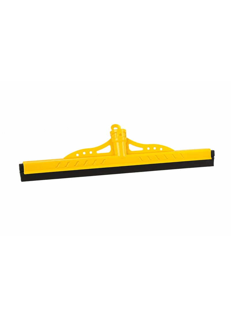 37 cm Floor Squeegee with Rubber Blade, Multi Purpose Floor Water Wiper, Yellow - Image 1