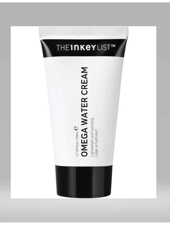 ذا انكي ليست كريم مائي من اوميجا 50 مل، مرطب وجه خال من الزيوت، جل خفيف الوزن، للعناية بالبشرة النباتية، مناسب للبشرة المعرضة للعيوب