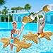 Voiiake 2025 New Version Patented 4Pcs Pool Floats Inflatable Raft Pool Toys for Kids Ages 6812 Battle Log Rafts Water Toys Kids Swimming Pool Game Pool Party Outdoor for Family Style001 - Image 4