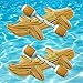 Voiiake 2025 New Version Patented 4Pcs Pool Floats Inflatable Raft Pool Toys for Kids Ages 6812 Battle Log Rafts Water Toys Kids Swimming Pool Game Pool Party Outdoor for Family Style001 - Image 3