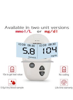 SINOCARE Blood Glucose Monitoring System With 50 Test Strips And Lancets  - Image 5